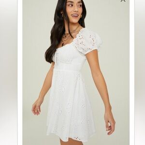 Altar’d state hadley eyelet mini dress